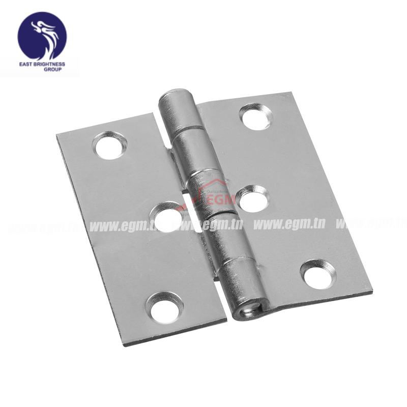 CHARNIERE INOX A2 L55MM X B77MM X H1.5MM EAST