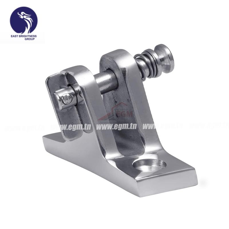 CHARNIERE DE PONT 80° AXE AMOVIBLE EN INOX L55MM X B18MM EAST