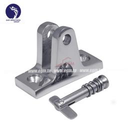 CHARNIERE DE PONT 80° AXE AMOVIBLE EN INOX L55MM X B18MM EAST - Image 6