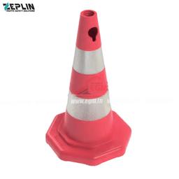 CONNE DE CHANTIER 500MM SIGNALETIQUE INCASSABLE EN PVC ZEPLIN - Image 1