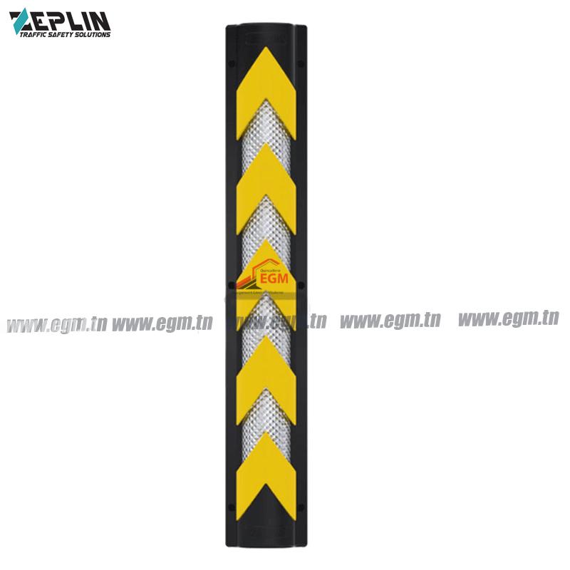 PROTECTEUR D'ANGLE REFLECHISSANT JAUNE/NOIR ZEPLIN