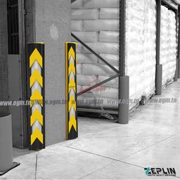 PROTECTEUR D'ANGLE REFLECHISSANT JAUNE/NOIR ZEPLIN - Image 2