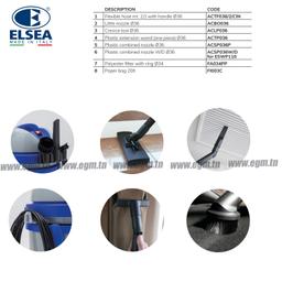 ASPIRATEUR A POUSSIERE 21LT 1150W 220V 1 MOTEUR ELSEA ITALY - Image 2