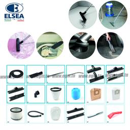 ASPIRATEUR EAU-POUSSIERE 3300W-230V RESERVOIR EN INOX 76L ELSEA - Image 2