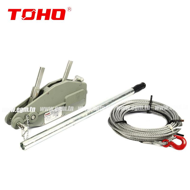 TIRFORT A CABLE CORPS EN FONTE ZNL 800KG CABLE 20M TOHO