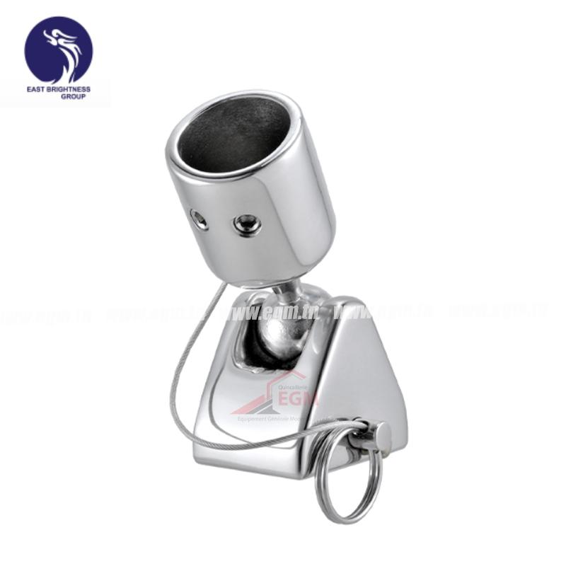 CHARNIERE DE PONT AVEC BOULE PIVOTANTE EN INOX D25MMX L40MM EAST