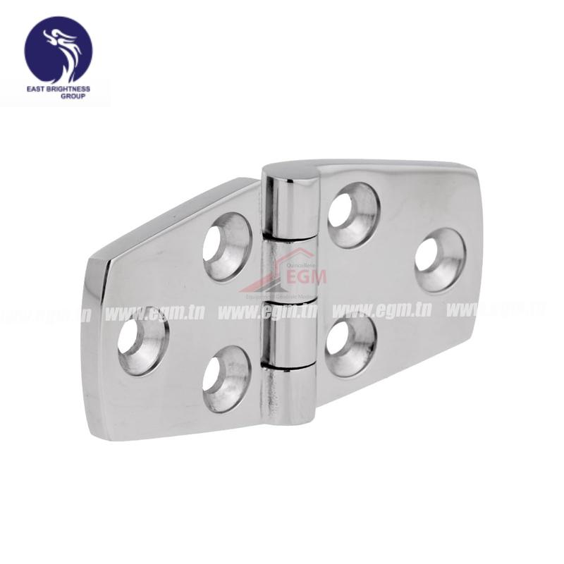 CHARNIERE INOX A2 L71MM X B38MM X H2.0MM EAST