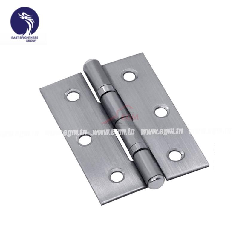 CHARNIERE FIXE EN INOX A2 L50MM X B50MM X H0.8MM EAST