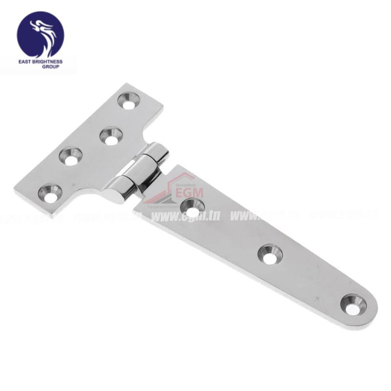 CHARNIERE A SANGLE EN T EN INOX L100MM X B54MM X H4.0MM EAST
