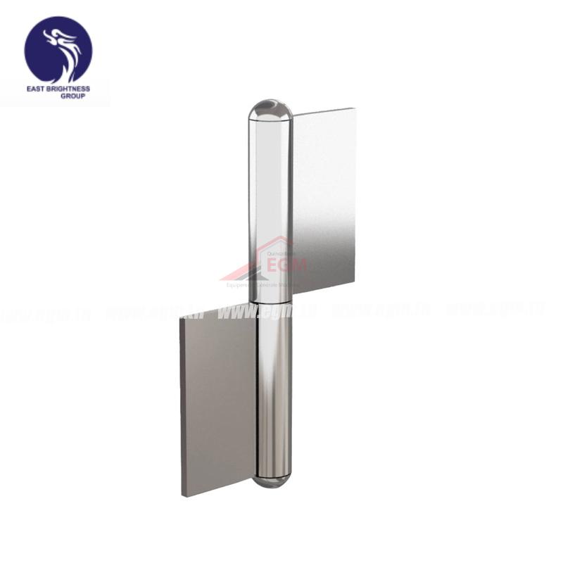 PAUMELLE A SOUDER A 2 VANTAUX EN INOX D14.5MM L75MM EAST