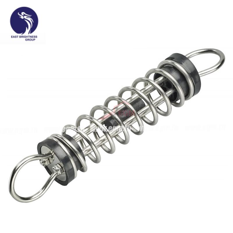 Ressort d'arrimage en inox avec silencieux en caoutchouc L300MM D6MM EAST