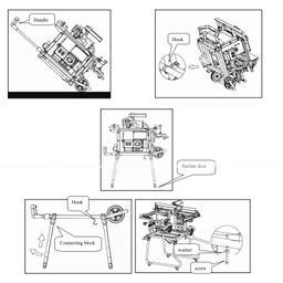 COMBINET POUR BOIS 5 EN 1 AVEC SOCLE 1000W 220V MATRIX - Image 2