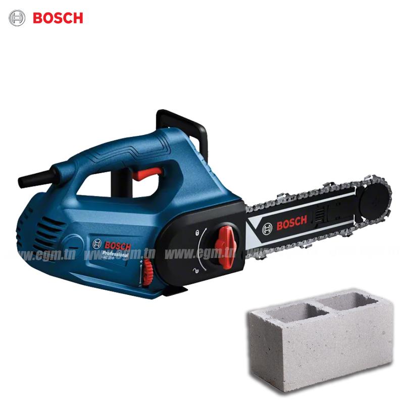 TRONCONNEUSE A CHAINE POUR BLOCS BETON 250MM GAC 250 1200W BOSCH