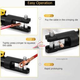 PINCE A SERTIR HYDRAULIQUE 16-400 MM - Image 2