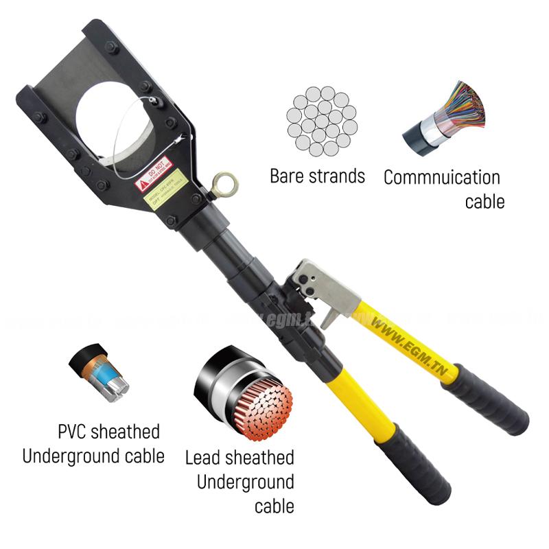 COUPE CABLE HYDRAULIQUE 5.0T 85 MM