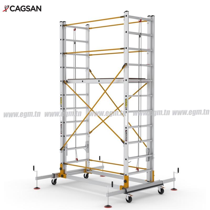 ECHAFAUDAGE EN ALUMINIUM MODULAIRE H6.4 S006XL FP CAGSAN