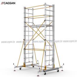ECHAFAUDAGE EN ALUMINIUM MODULAIRE H7.4 S007XL FP CAGSAN - Image 1