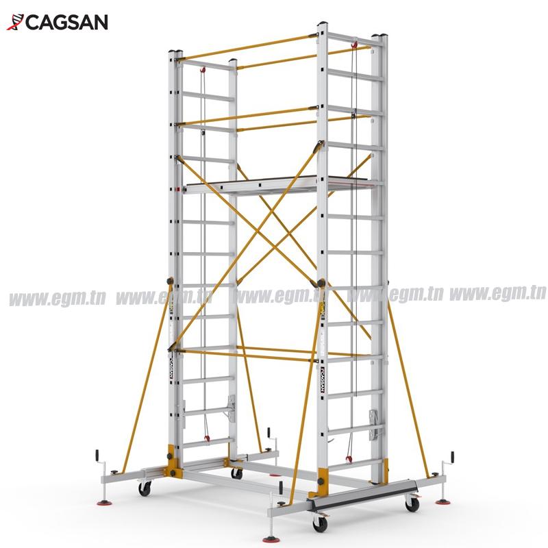 ECHAFAUDAGE EN ALUMINIUM MODULAIRE H7.4 S007XL FP CAGSAN