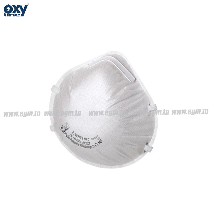 MASQUE ANTI POUSSIÈRE D'EXPIRATION FFP2 NR D OXYLINE