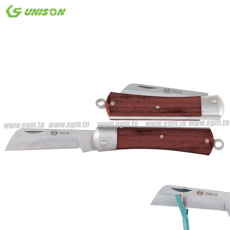 COUTEAU ELECTRICIEN 1 LAME 85MM UNISON