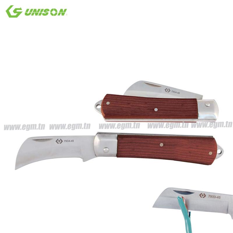 COUTEAU ELECTRICIEN 1 LAME 75MM UNISON