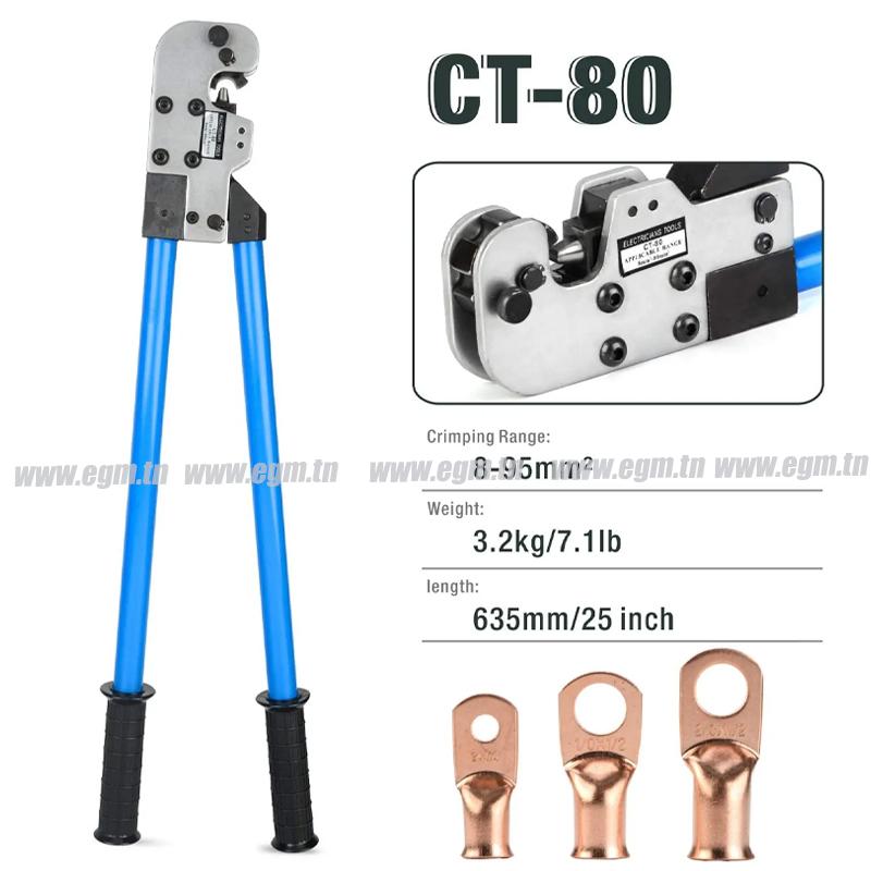 PINCE A SERTIR LES COSSE 8.0MM-38MM CT-38