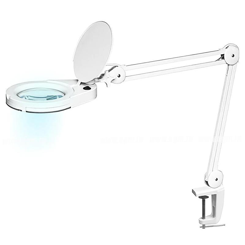 LAMPE LOUPE LUMIERE BLANCHE 22W 5 DIOPTRIES ELECTRIQUE RITEK