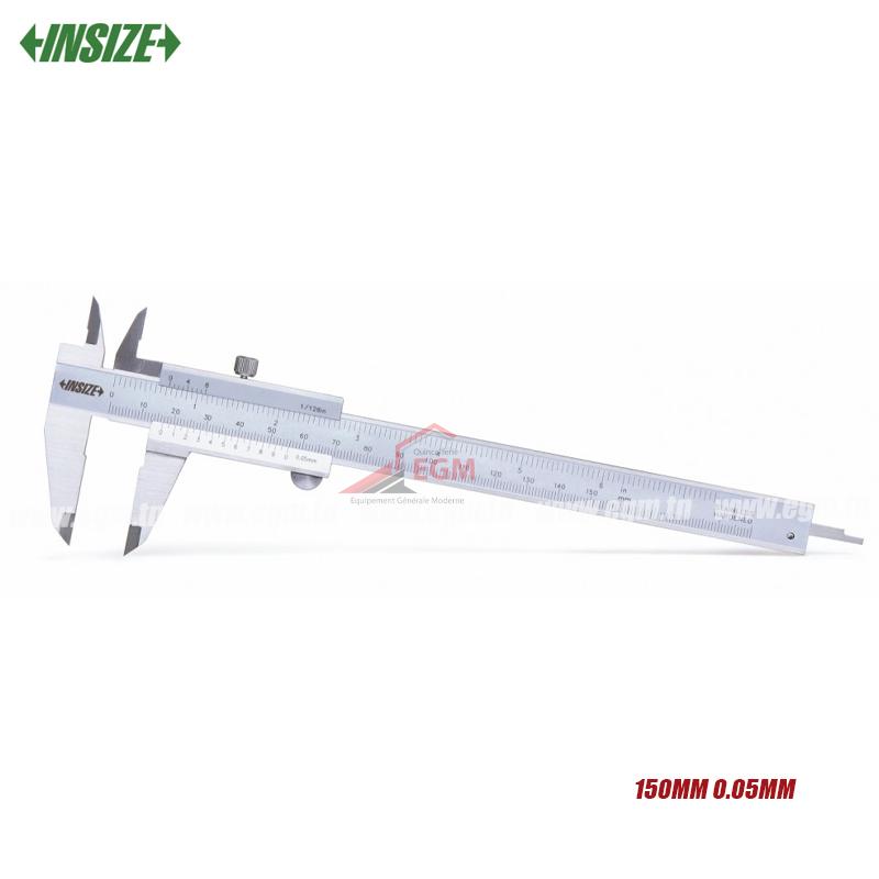 PIED A COULISSE 150MM 0.05MM MONO BLOC INSIZE