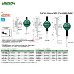 COMPARATEUR A CADRON DIGITAL 12.7MM 0.01MM INSIZE - Image 2