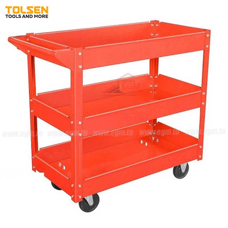 CHARIOT A OUTILS POUR MECANICIEN 3 ETAGES TOLSEN