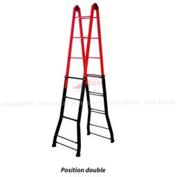 ESCABEAU TELESCOPIQUE EN ACIER SANSONETTA - Image 4