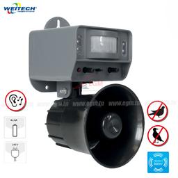 REPULSIF ELECTRONIQUE / 4 PILES AA SONIC ANTI OISEAUX 400 M2 WEITECH - Image 1