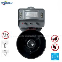 REPULSIF ELECTRONIQUE / 4 PILES AA SONIC ANTI OISEAUX 400 M2 WEITECH - Image 2