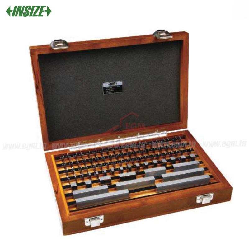 JEU DE BLOCS DE JAUGE EN ACIER MÉTRIQUE INSIZE