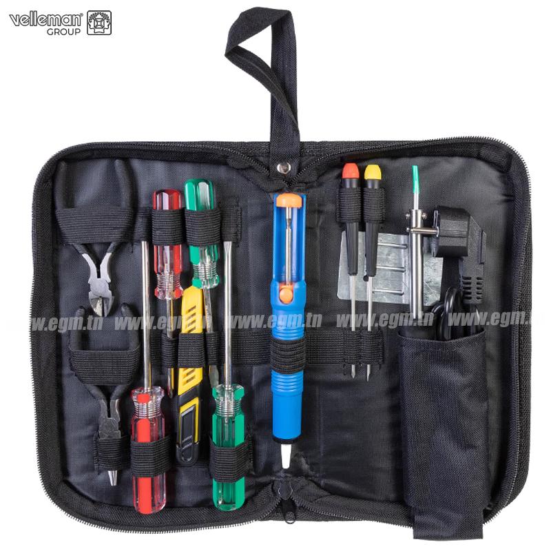 TROUSSE D'OUTILS ELECTRONICIEN 11PCS VELLEMAN
