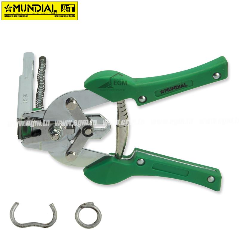 PINCE AGRAFE POUR ASSEMBLER LES TREILLIS LONG 20MM D 5-11MM MUNDIAL