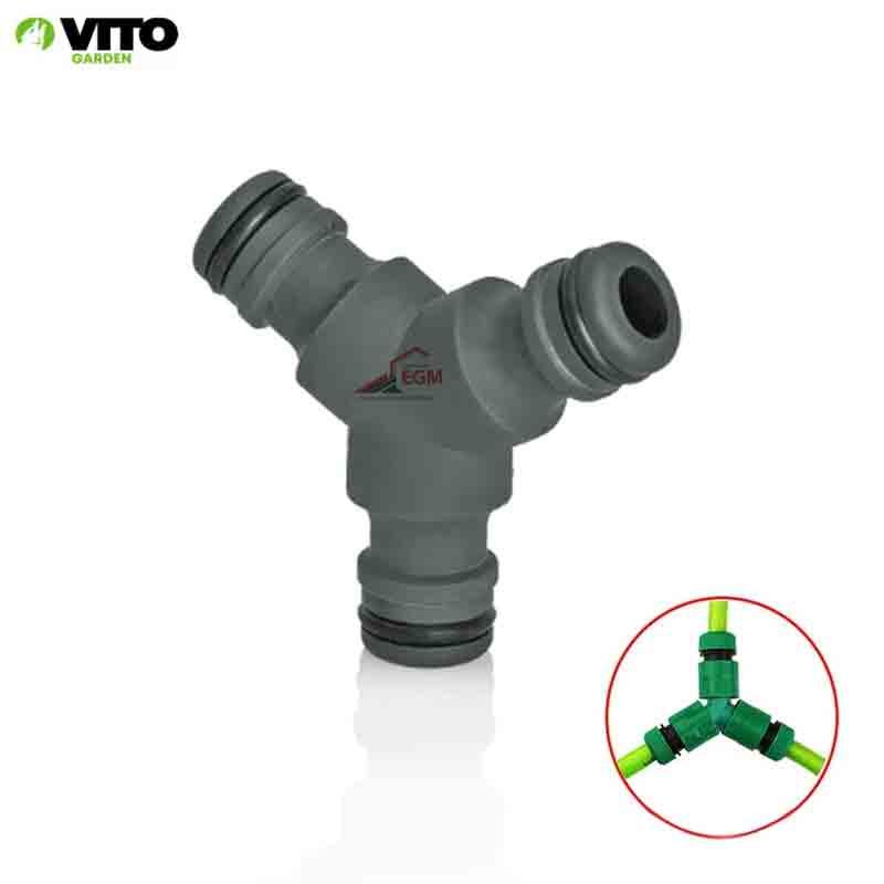 RACCORD RAPIDE POUR ARROSAGE A 3 VOIES VITO