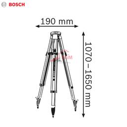 TREPIEDS POUR NIVEAU OPTIQUE LASER BT 170HD BOSCH - Image 2