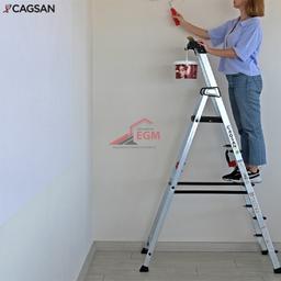 ESCABEAU ALUMINIUM HAZAR PRO 3-4-5-6-7 MARCHE CAGSON - Image 3