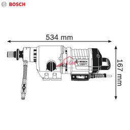 CAROTTEUSE A EAU PORTATIF GDB 350 WE 1'1/4 3200W BOSCH - Image 6
