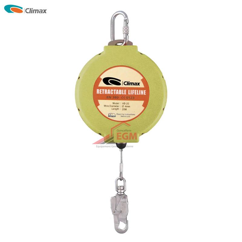 ANTICHUTE RETRACTABLE 20 METRE CLIMAX