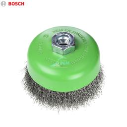 BROSSE A MEULE BOISSEAU CONIQUE D100 M14 INOX BOSCH - Image 1