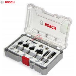 COFFRET DE 6 FRAISE DEFONCEUSE A AFFLEURER A QUEUE 8.0MM BOSCH - Image 2