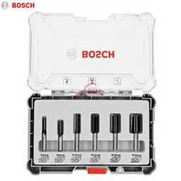 COFFRET DE 6 FRAISE DEFONCEUSE A RAINURER DROITE A QUEUE 6.0MM BOSCH - Image 3
