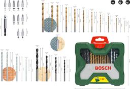 COFFRET DE MECHE BOIS/BETON/ACIER TITAN 30 PCS BOSCH - Image 3