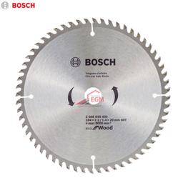DISQUE CIRCUL CARBURE POUR BOIS Ø184 Z60 ECO FOR WOOD BOSCH - Image 1