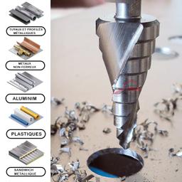 FORET ETAGE FORME CONIQUE HSS 4-12 LONG 50MM BOSCH - Image 2