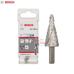 FORET ETAGE FORME CONIQUE HSS 4-20 LONG 50MM BOSCH - Image 1