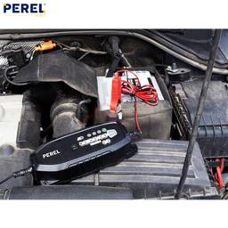 CHARGEUR INTELLIGENT POUR BATTERIE DE VEHICULE 6V/12V PEREL - Image 2