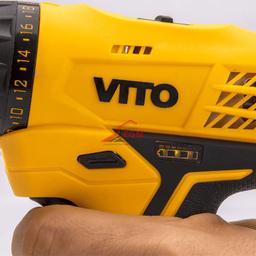 VISSEUSE CHARGABLE 12V LI-ION 2 BAT 2.0 MAH+ACCES 7PCS VITO - Image 3